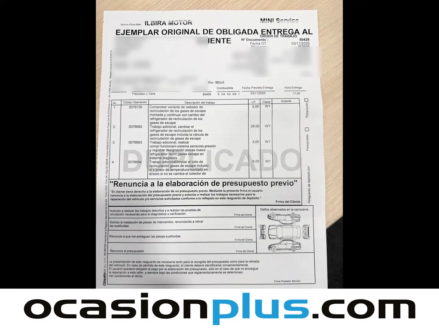 Foto Mini MINI MINI MINI 5 Puertas ONE D  (95 CV)