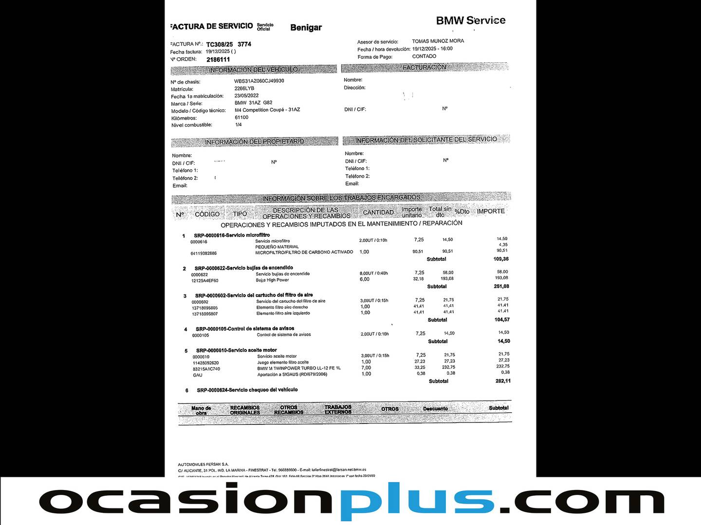 Foto BMW Serie 4 BMW M M4 Coupe Competition (510 CV)