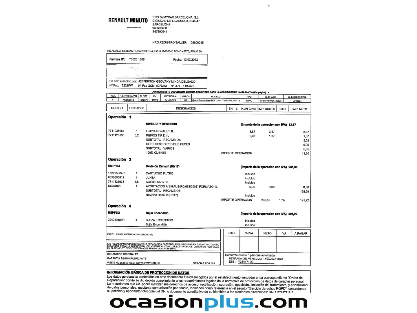 Foto Renault Grand Scénic Renault Grand Scenic Zen Energy TCe (160 CV) 7 Plazas