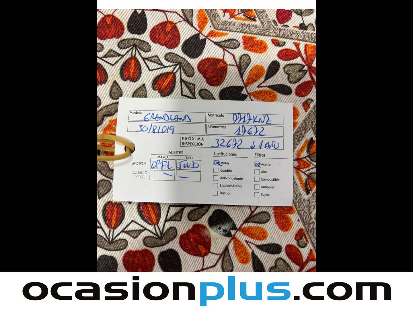 Foto del mantenimiento del Opel Grandland X Opel Grandland X 1.6 CDTi Selective (120 CV)