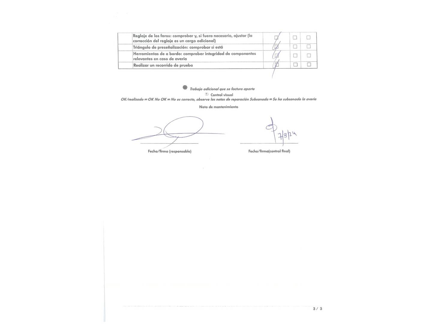 Foto del mantenimiento del Seat Arona Seat Arona 1.0 TSI S&S Xperience DSG (110 CV)