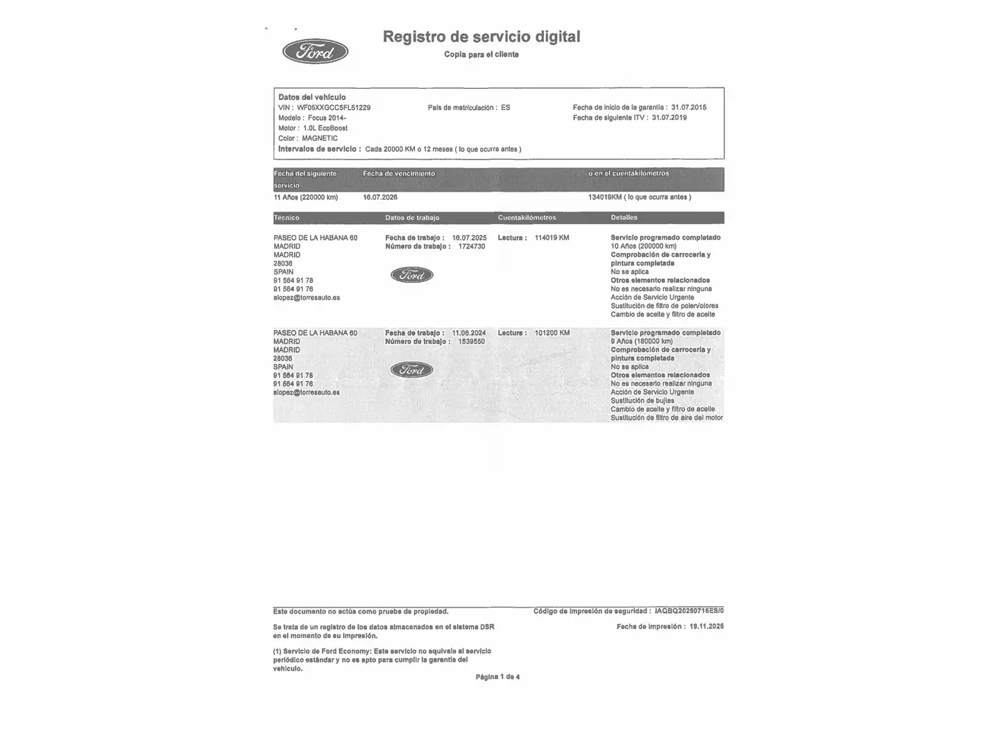 Foto Ford Focus Ford Focus 1.0 Ecoboost S&S Trend+ (125 CV)