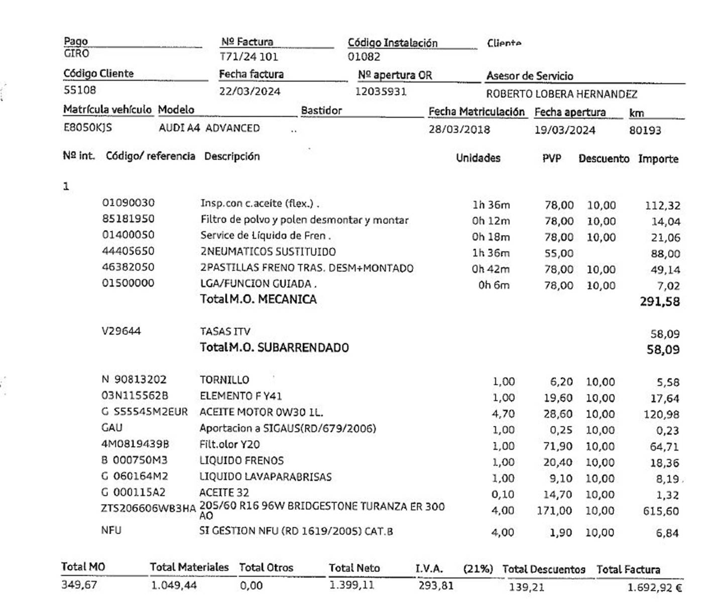 Foto Audi A4 Audi A4 Advanced edition  2.0 TDI (150 CV) S tronic