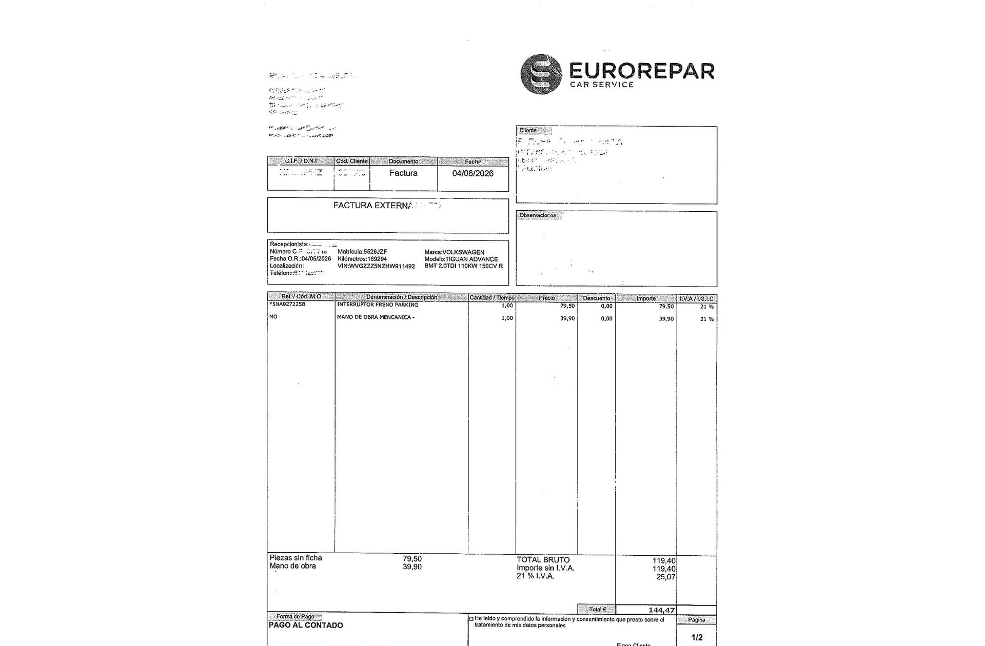 Volkswagen Tiguan Advance 2.0 TDI BMT - foto 21