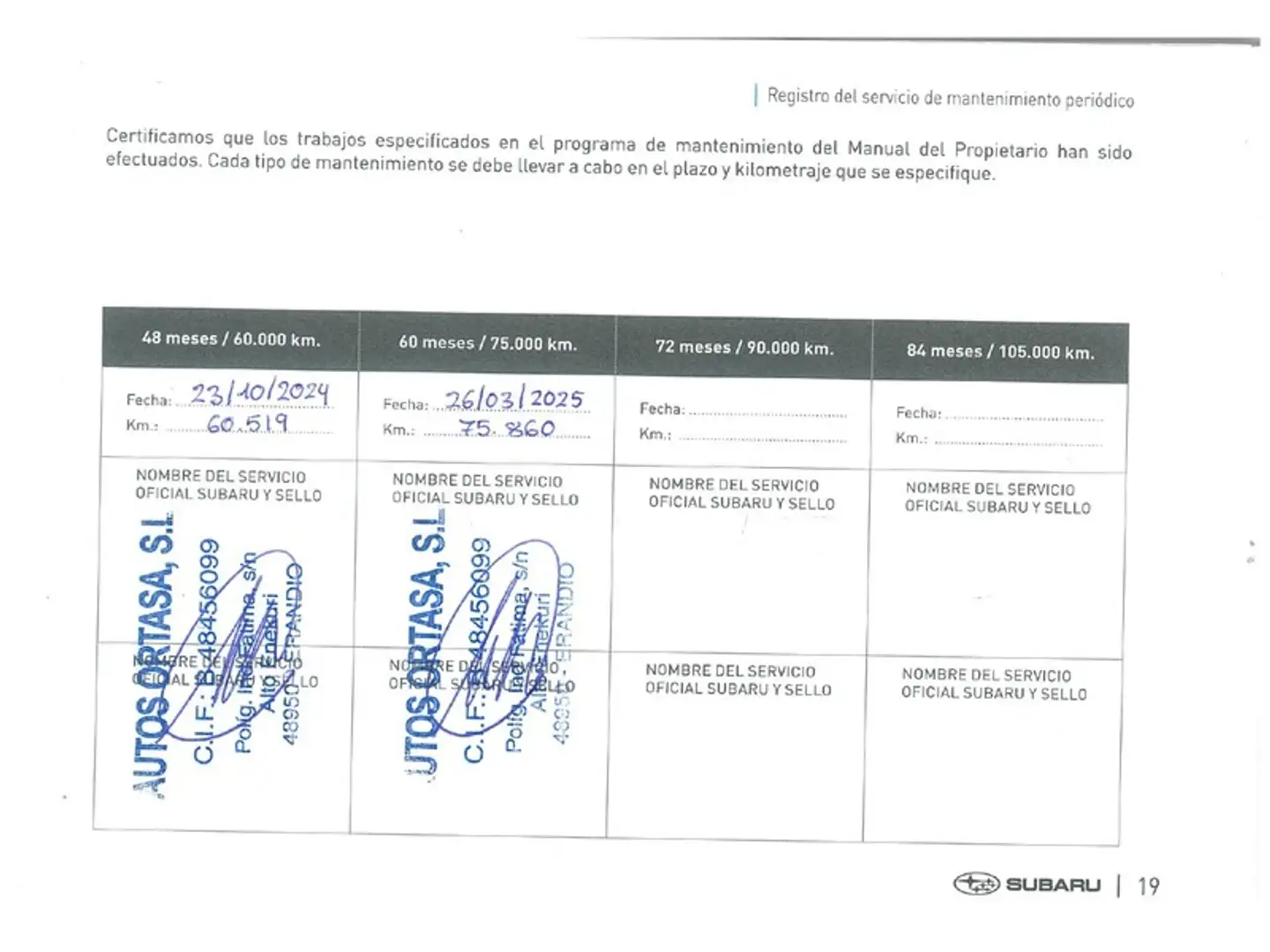 Mantenimiento