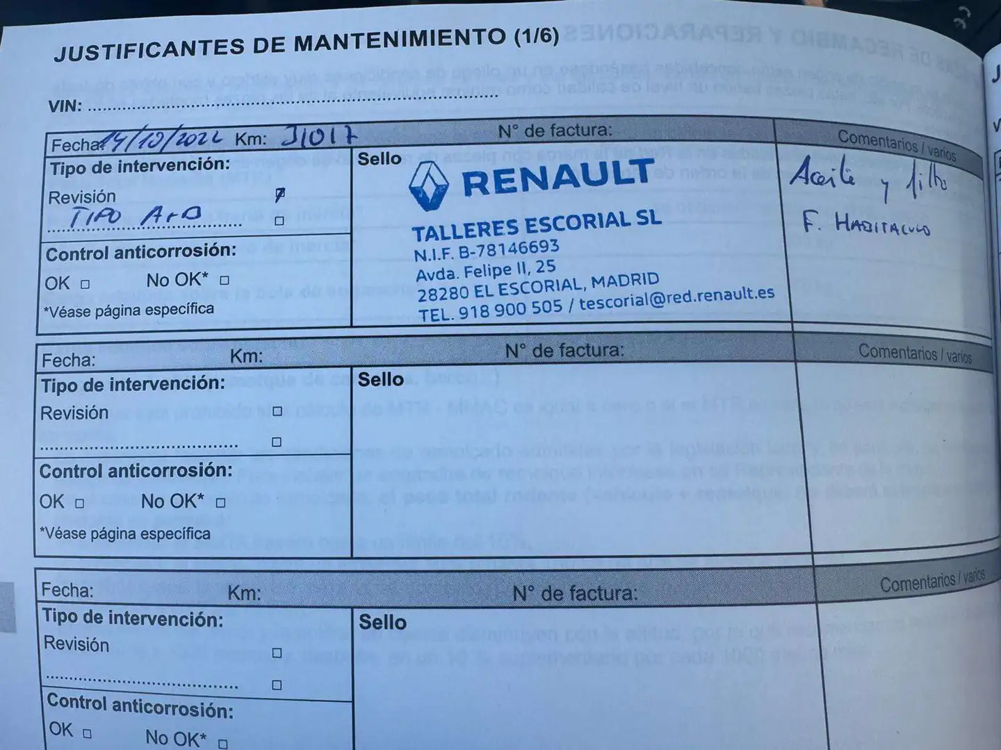 Mantenimiento