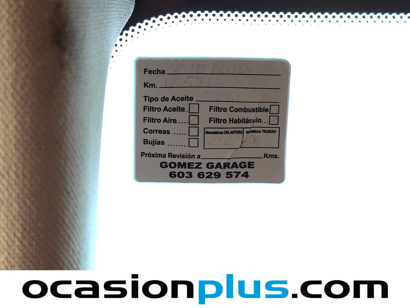 Foto del mantenimiento del BMW X1 BMW X1 sDrive16d (116 CV)