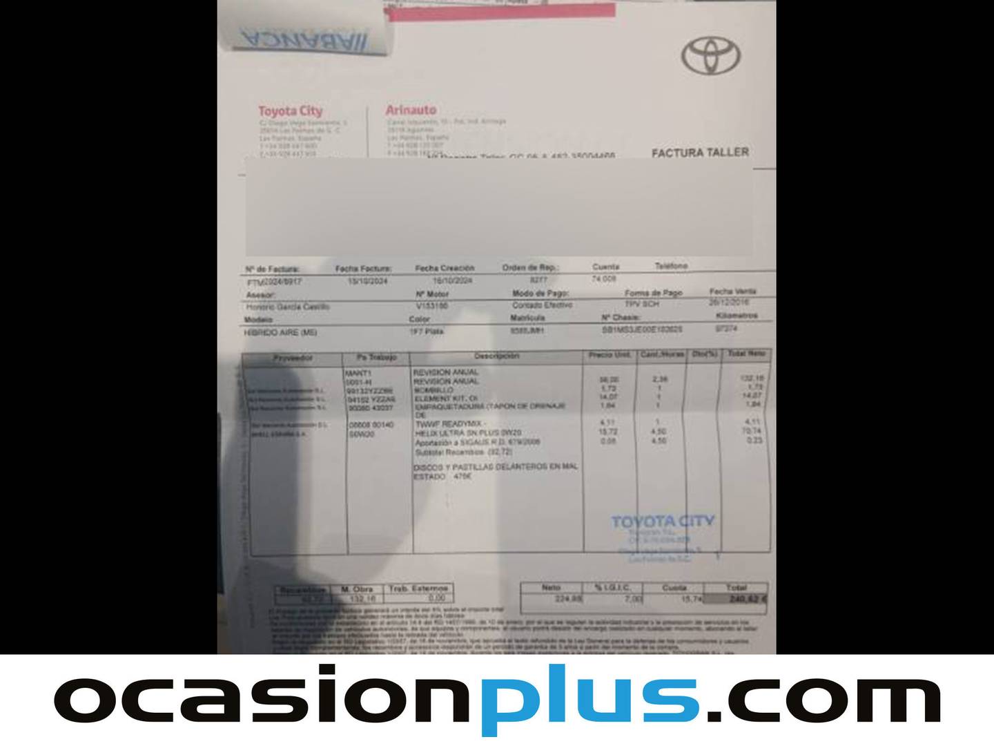 Foto Toyota Auris Toyota Auris 140H Hybrid Active (136 CV)