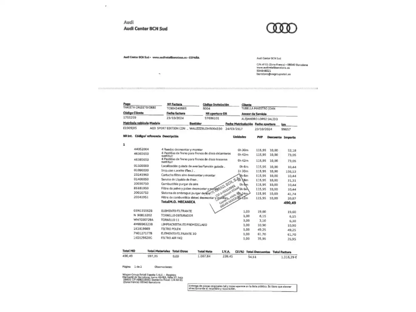 Foto Audi Q3 Audi Q3 sport edition 2.0 TDI (150 CV)