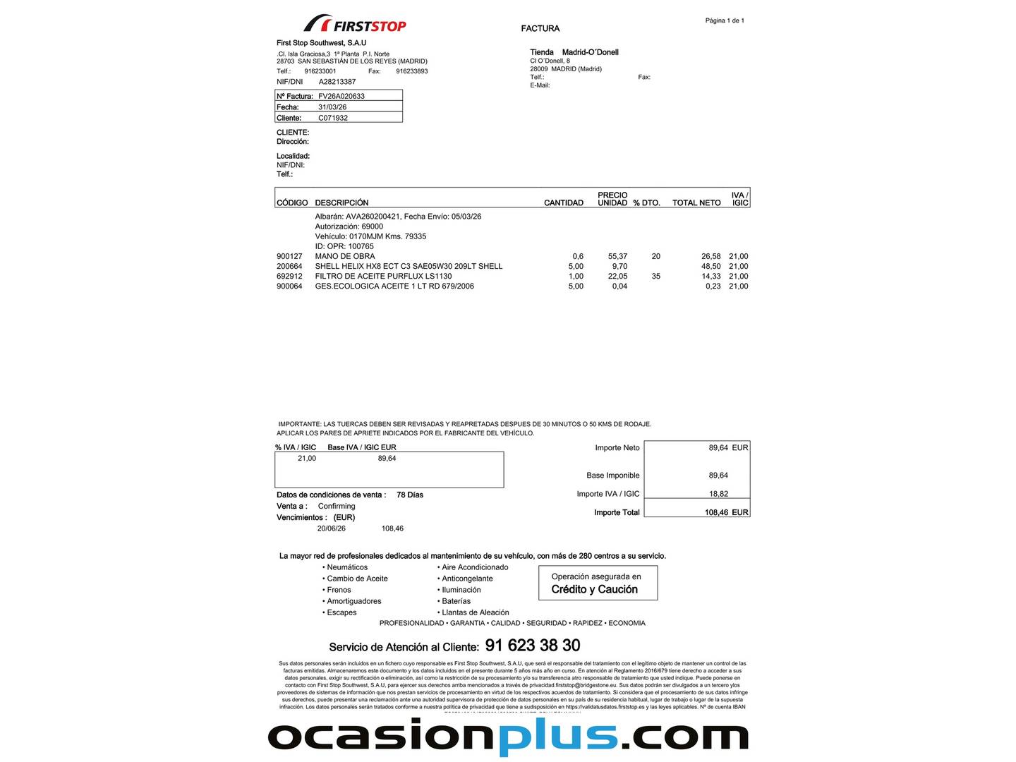 Foto del mantenimiento del KIA Ceed KIA Ceed 1.6 MHEV iMT Drive (136 CV)
