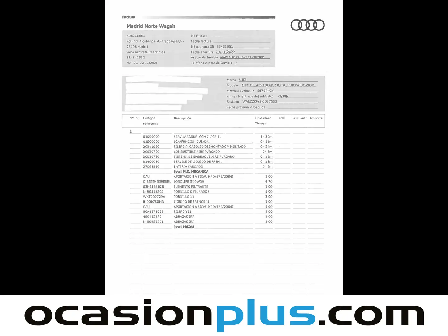 Foto Audi Q5 Audi Q5 Advanced 2.0 TDI (150 CV)