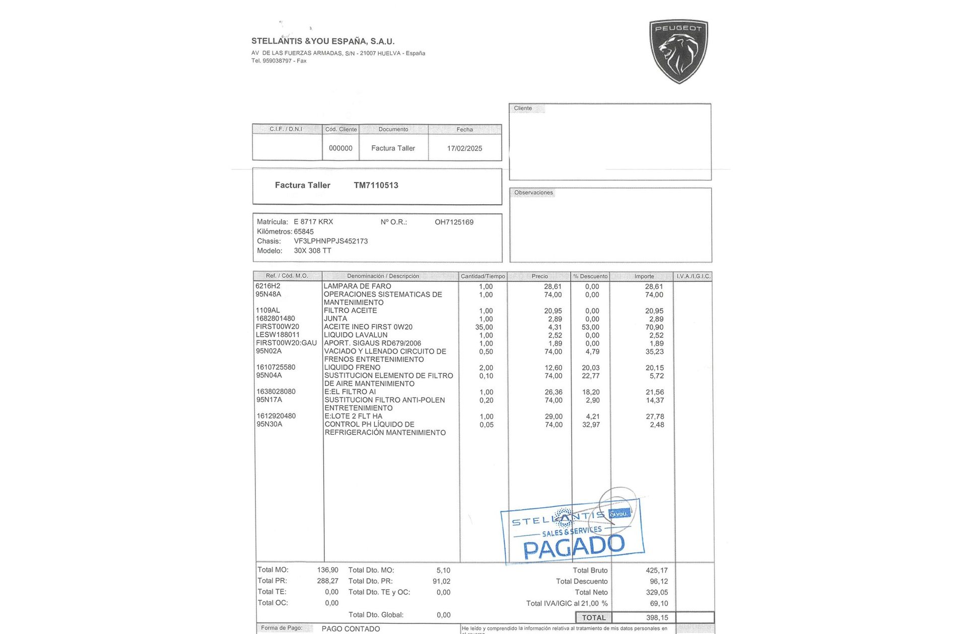 Peugeot 308 PureTech 110 Style - foto 21
