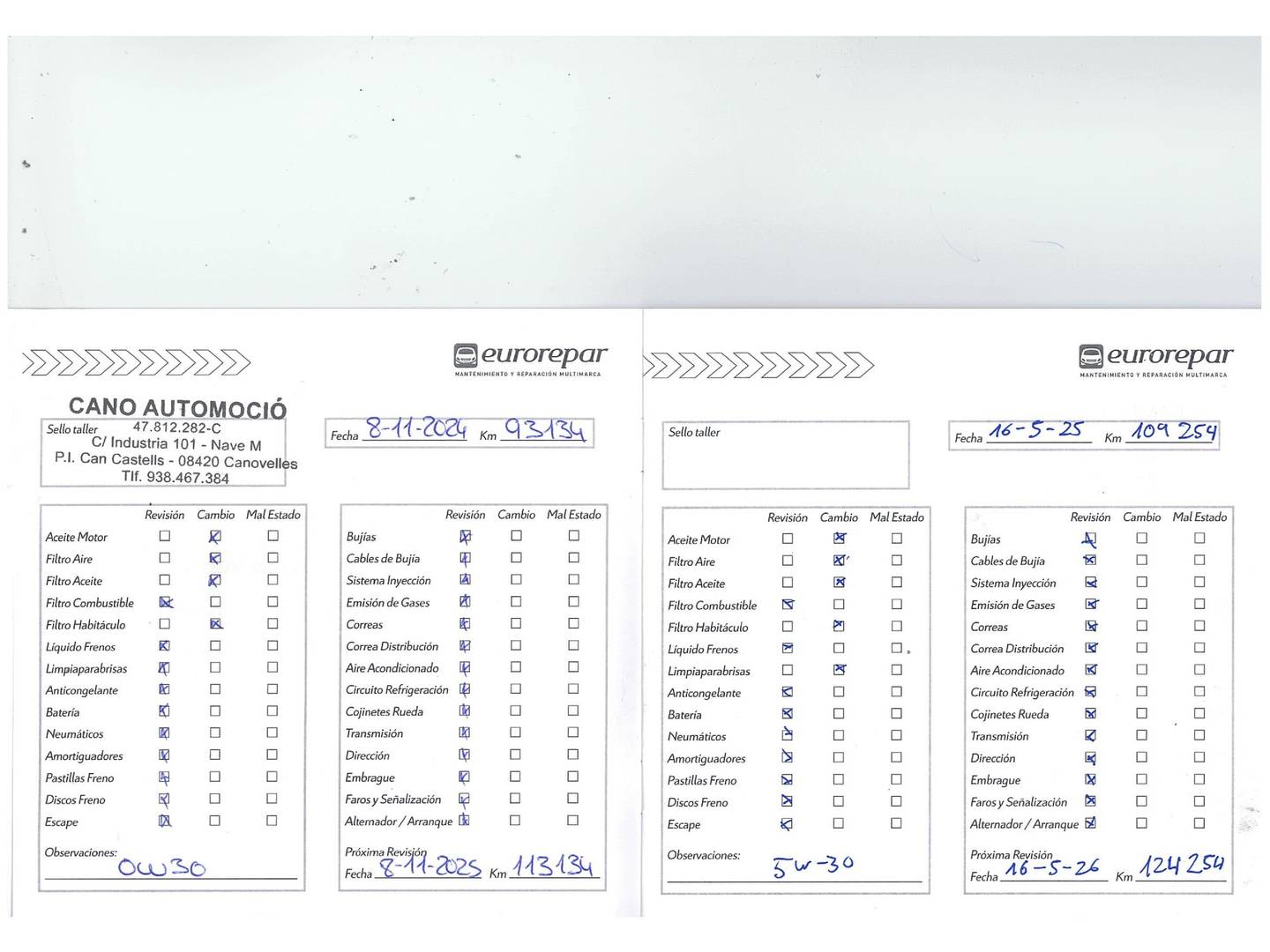 Foto del mantenimiento del Hyundai i20 Hyundai i20 1.0 TGDI Tecno LE (100 CV)