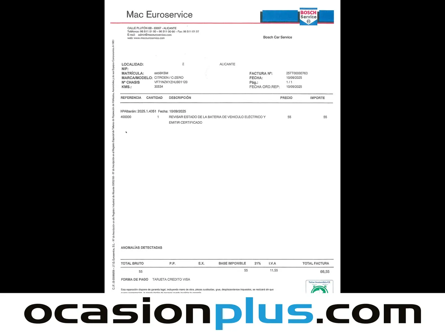 Foto Citroën C-Zero Citroen C-Zero Seduction (67 CV)