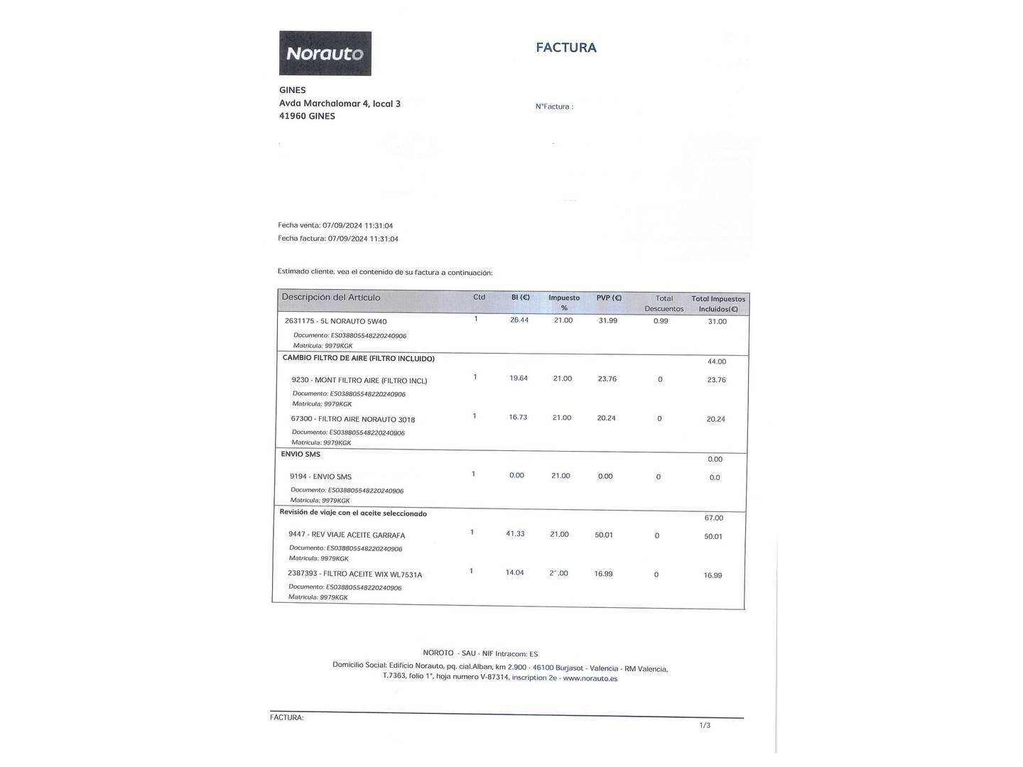 Foto del mantenimiento del BMW Serie 1 BMW Serie 1 116d (116 CV)