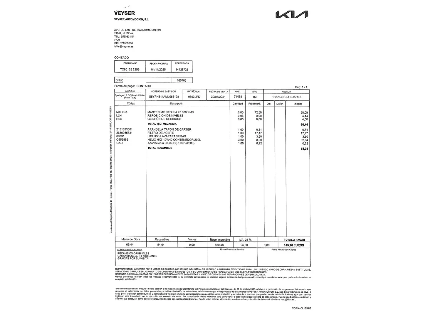 Foto KIA Sportage Kia Sportage 1.6 GDI Black Edition 4x2 (132 CV)