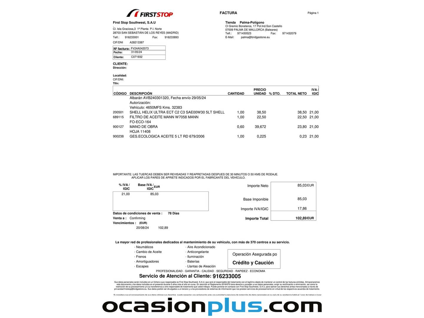 Foto del mantenimiento del Hyundai Tucson Hyundai Tucson 1.6 TGDI Klass 4x2 (150 CV)