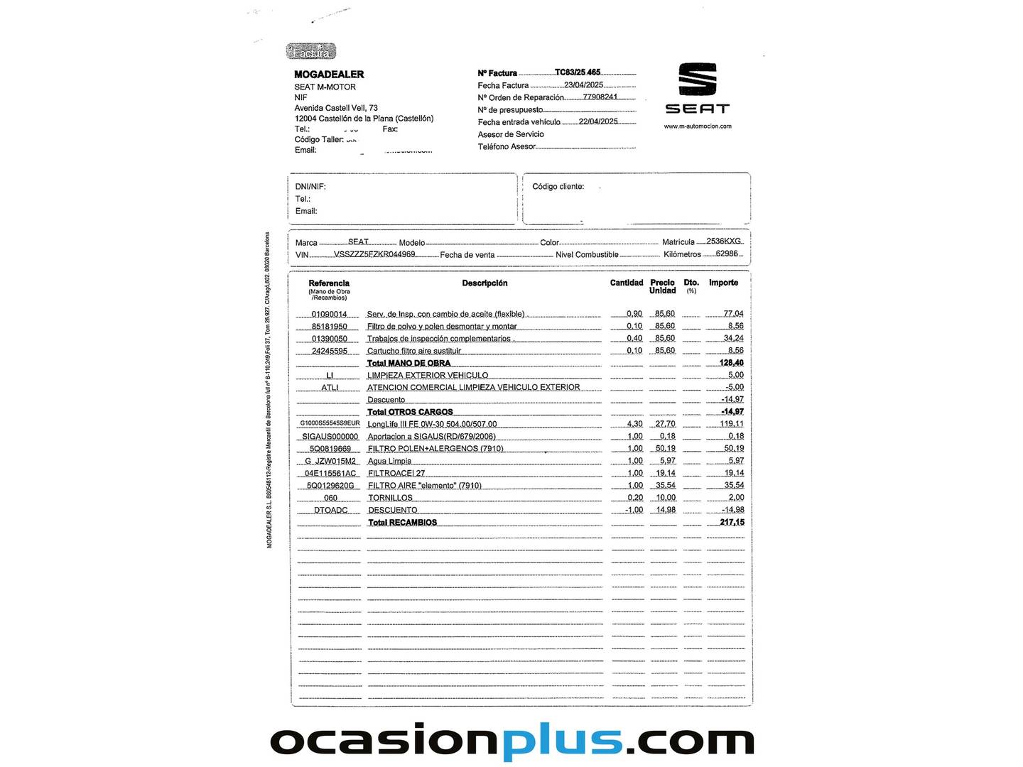 Foto Seat León SEAT León ST 1.5 EcoTSI S&S FR DSG (150 CV)