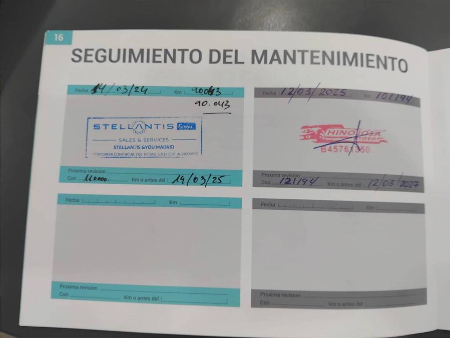Foto del mantenimiento del BMW X1 BMW X1 sDrive18d (150 CV)