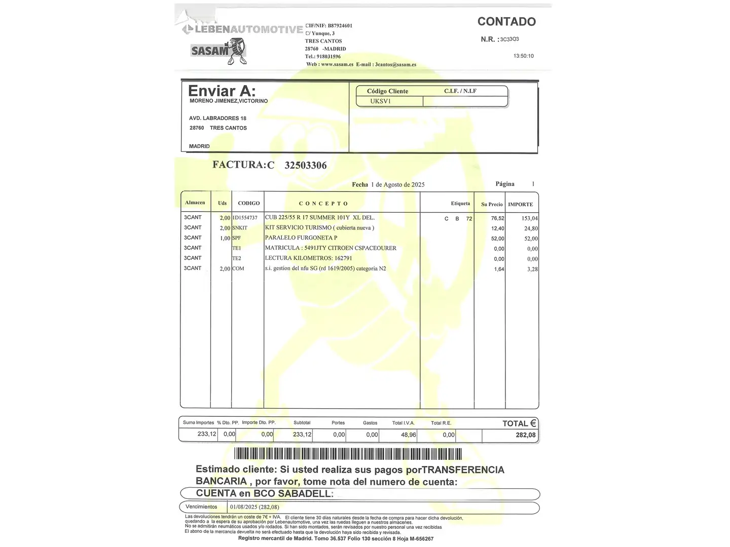 Foto Citroën Spacetourer Citroen Spacetourer BlueHDi 150 S&S Feel Talla M (150 CV) 8 Plazas