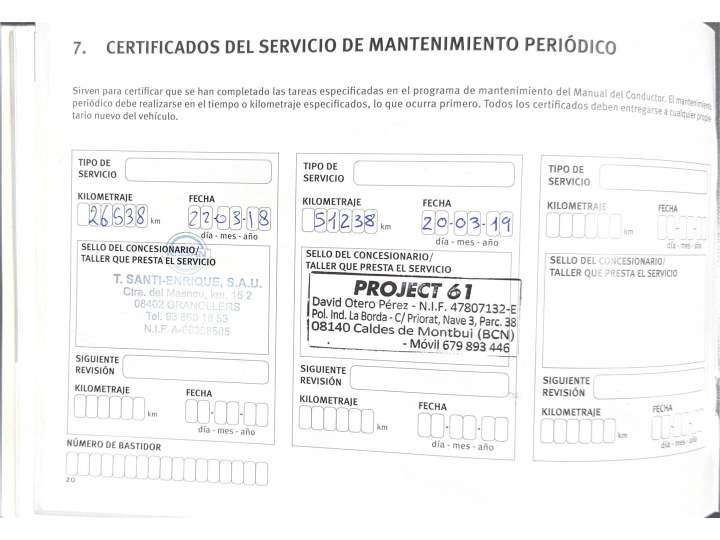 Foto del mantenimiento del Nissan QASHQAI Nissan Qashqai dCi 130 N-Connecta (130 CV)