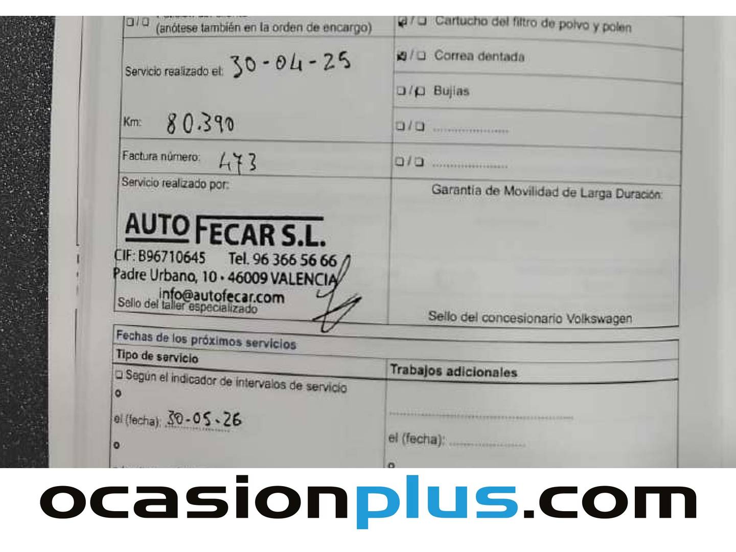 Foto del mantenimiento del Volkswagen Tiguan Volkswagen Tiguan T1 Sport 2.0 TDI BMT 4x2 (140 CV)