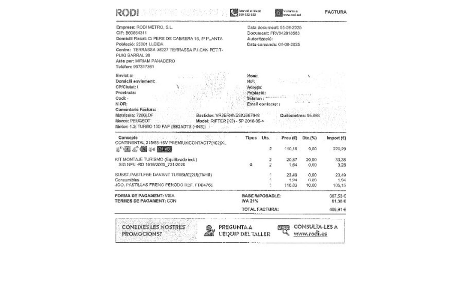 Peugeot Rifter Allure Standard PureTech EAT8 - foto 16