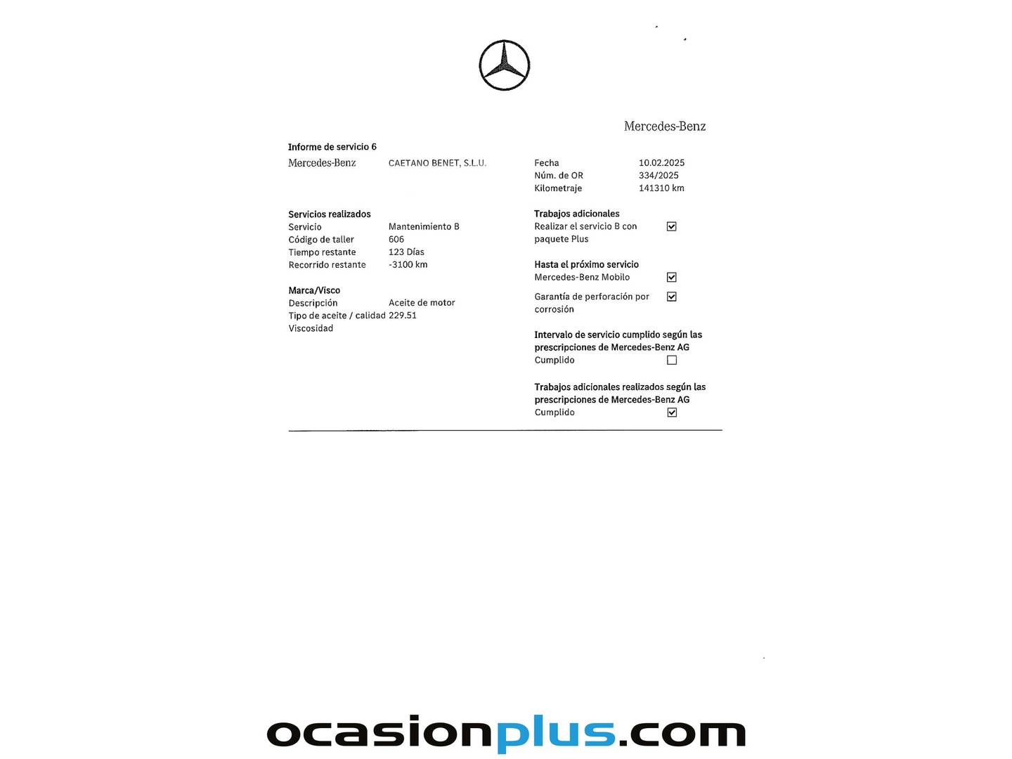 Foto del mantenimiento del Mercedes Clase GLS Mercedes Clase GLS 350 d 4Matic (258 CV) 7 Plazas