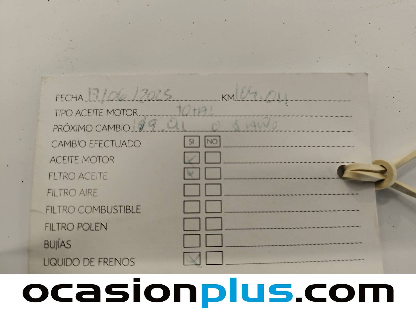 Foto del mantenimiento del Citroën Grand C4 Picasso Citroen Grand C4 Picasso PureTech 130 S&S 6v Seduction 7 Plazas (130 CV)