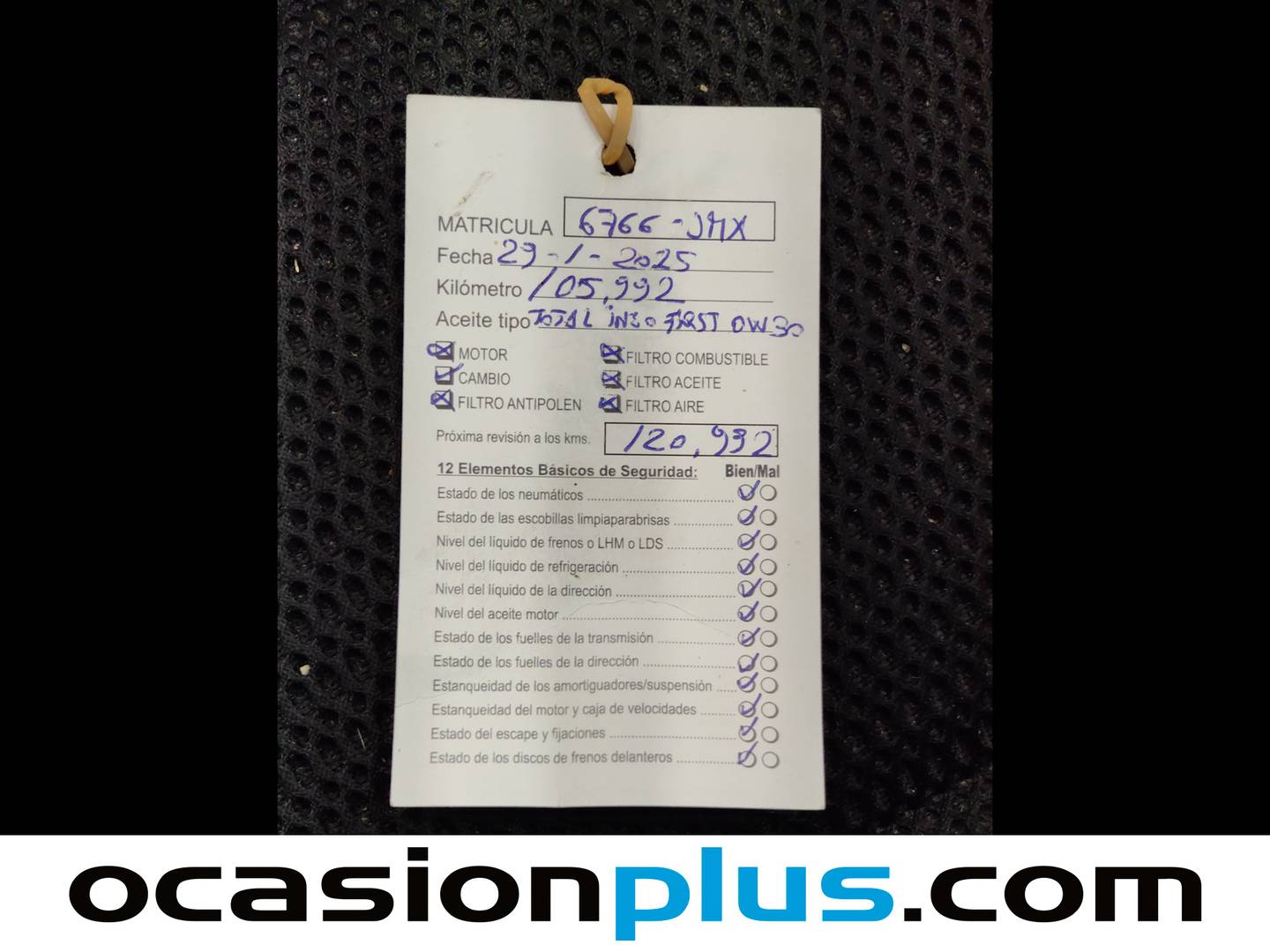 Foto del mantenimiento del Citroën C4 Citroën C4 BlueHDi 120 6v Feel (120 CV)