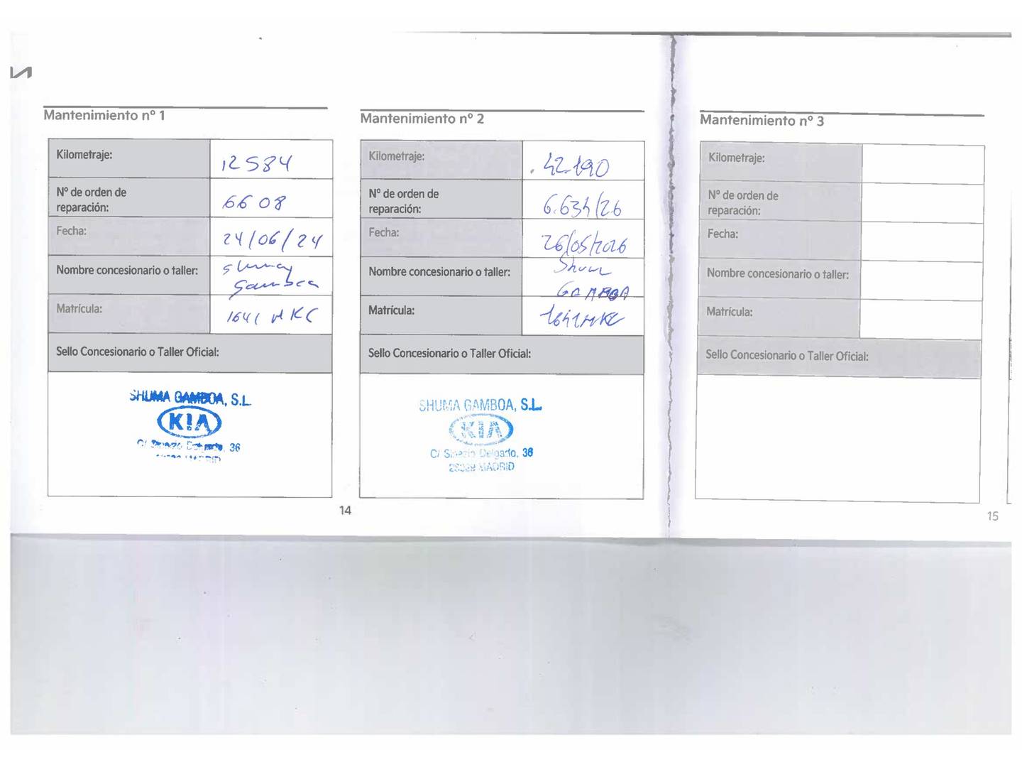 Foto del mantenimiento del KIA Ceed KIA Ceed 1.5 MHEV Tech DCT (160 CV)