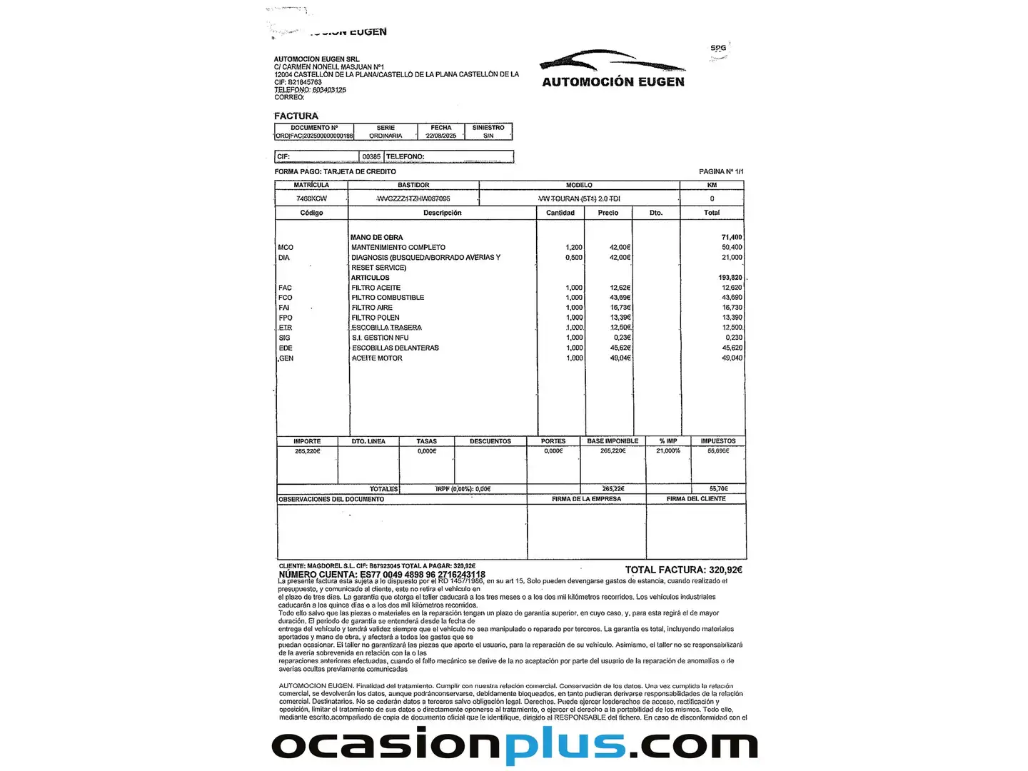 Foto Volkswagen Touran Volkswagen Touran 2.0 TDI BMT (150 CV) DSG 7 Plazas