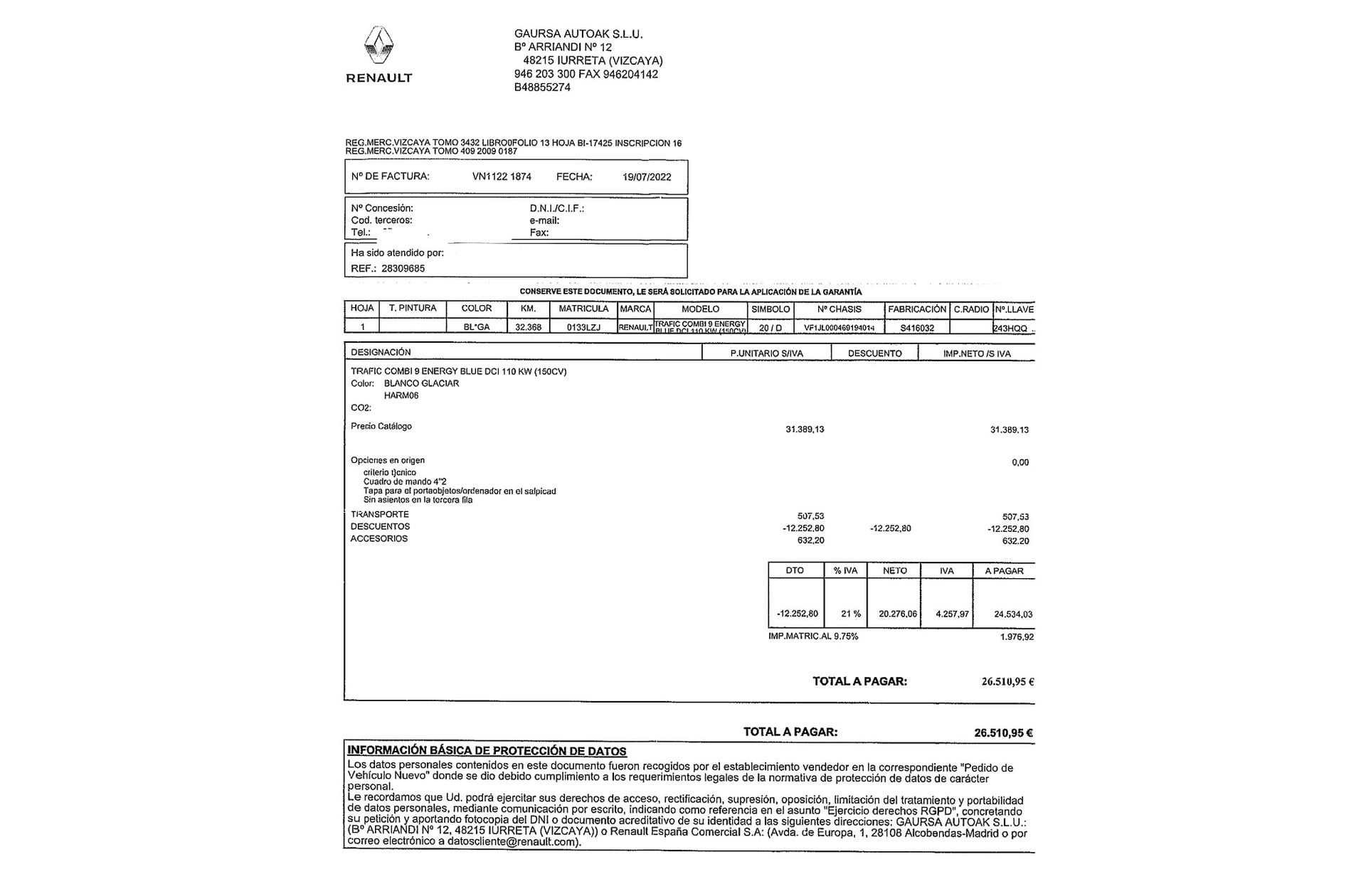 Renault Trafic dCi 150 Combi Energy Blue - foto 14