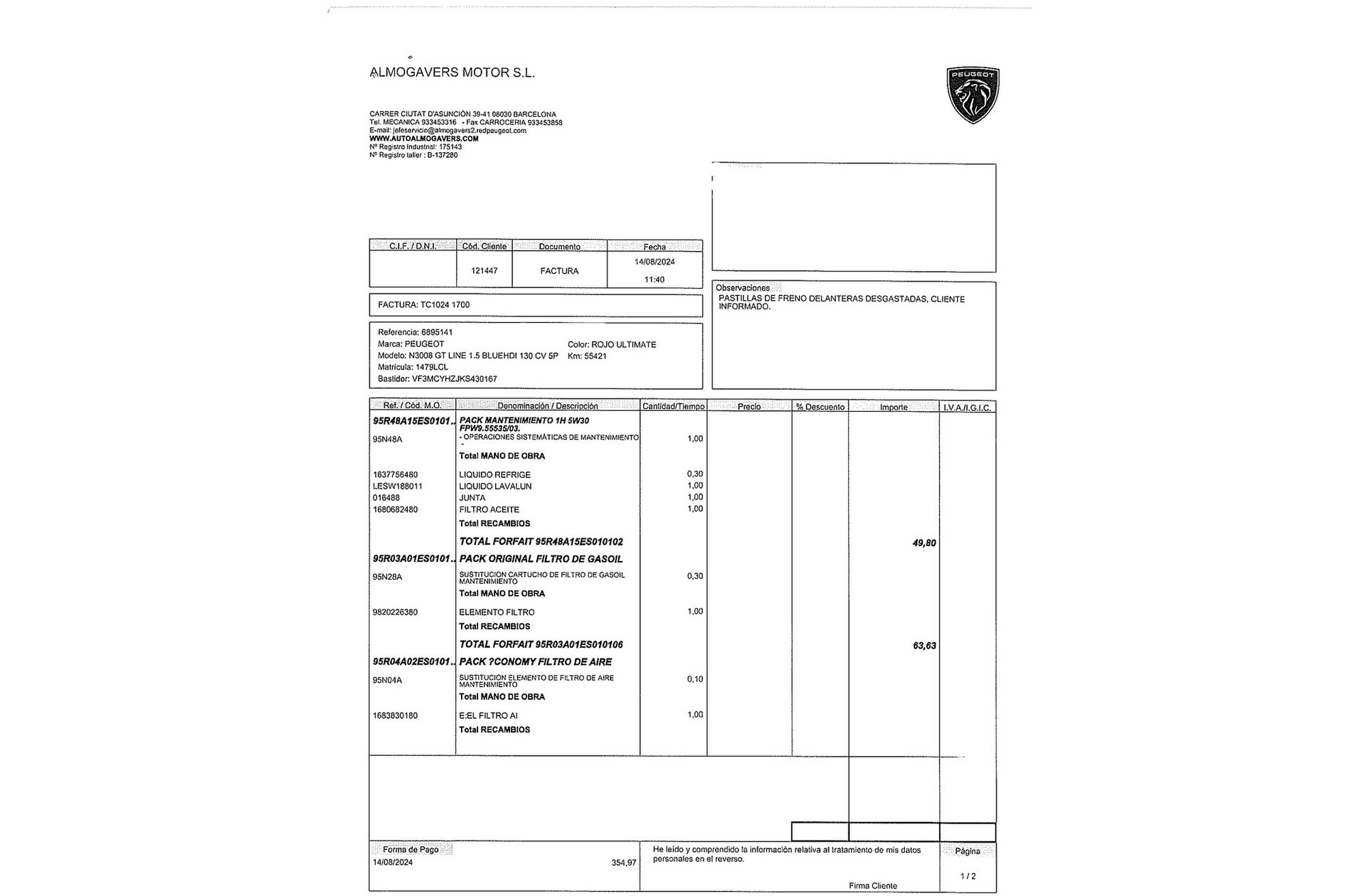 Peugeot 3008 BlueHDi 130 GT Line - foto 23