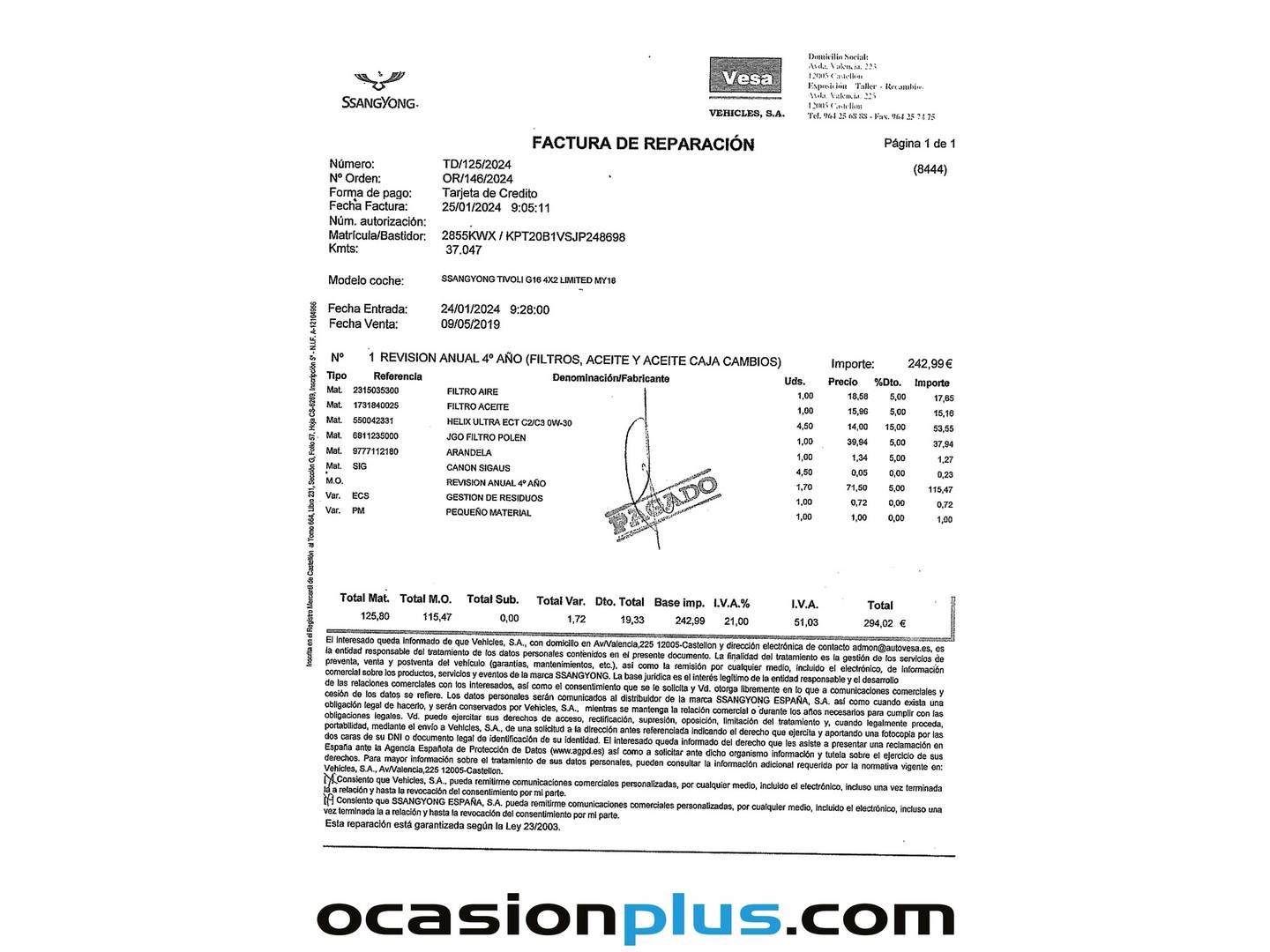 Foto SsangYong Tivoli Ssangyong Tivoli G16 Limited 4x2 (128 CV)