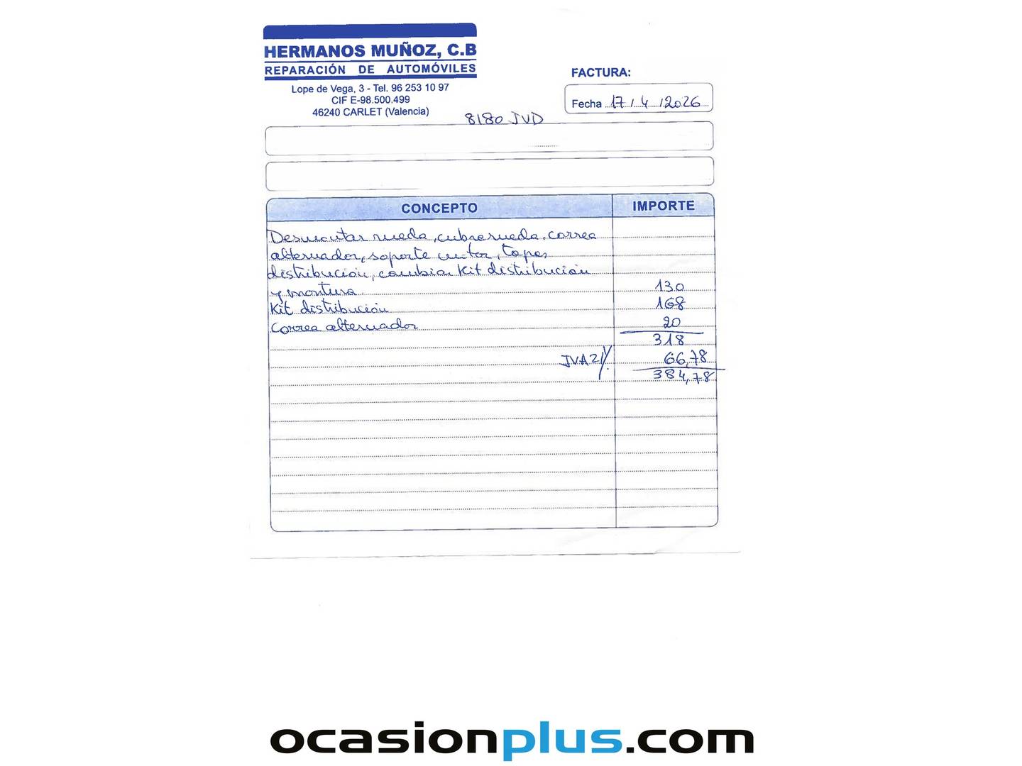 Foto del mantenimiento del Ford Ka+ Ford Ka+ 1.2 Ti-VCT Ultimate (85 CV)