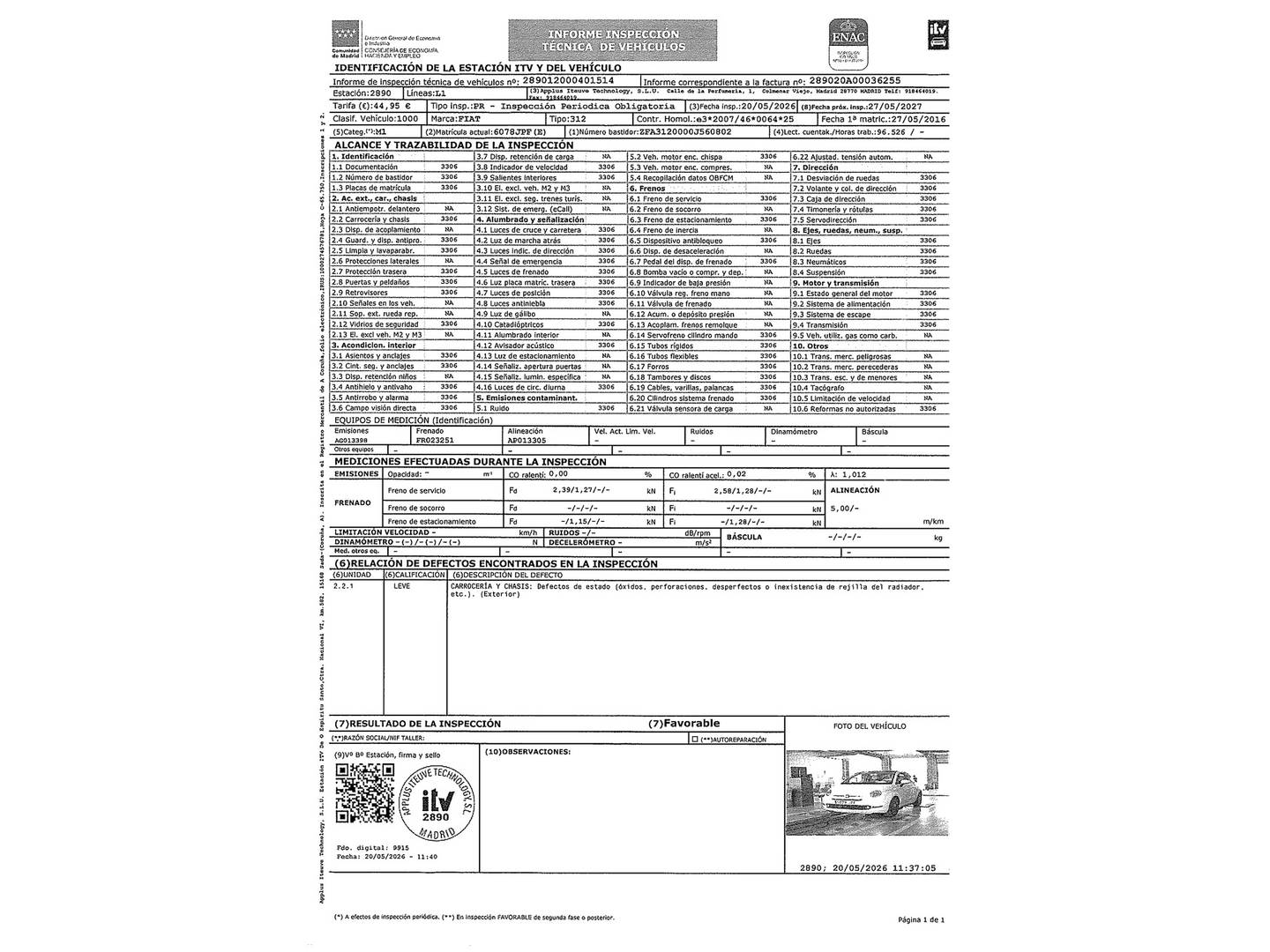 Fiat 500 Fiat 500 1.2 8v Lounge (69 CV) de segunda mano