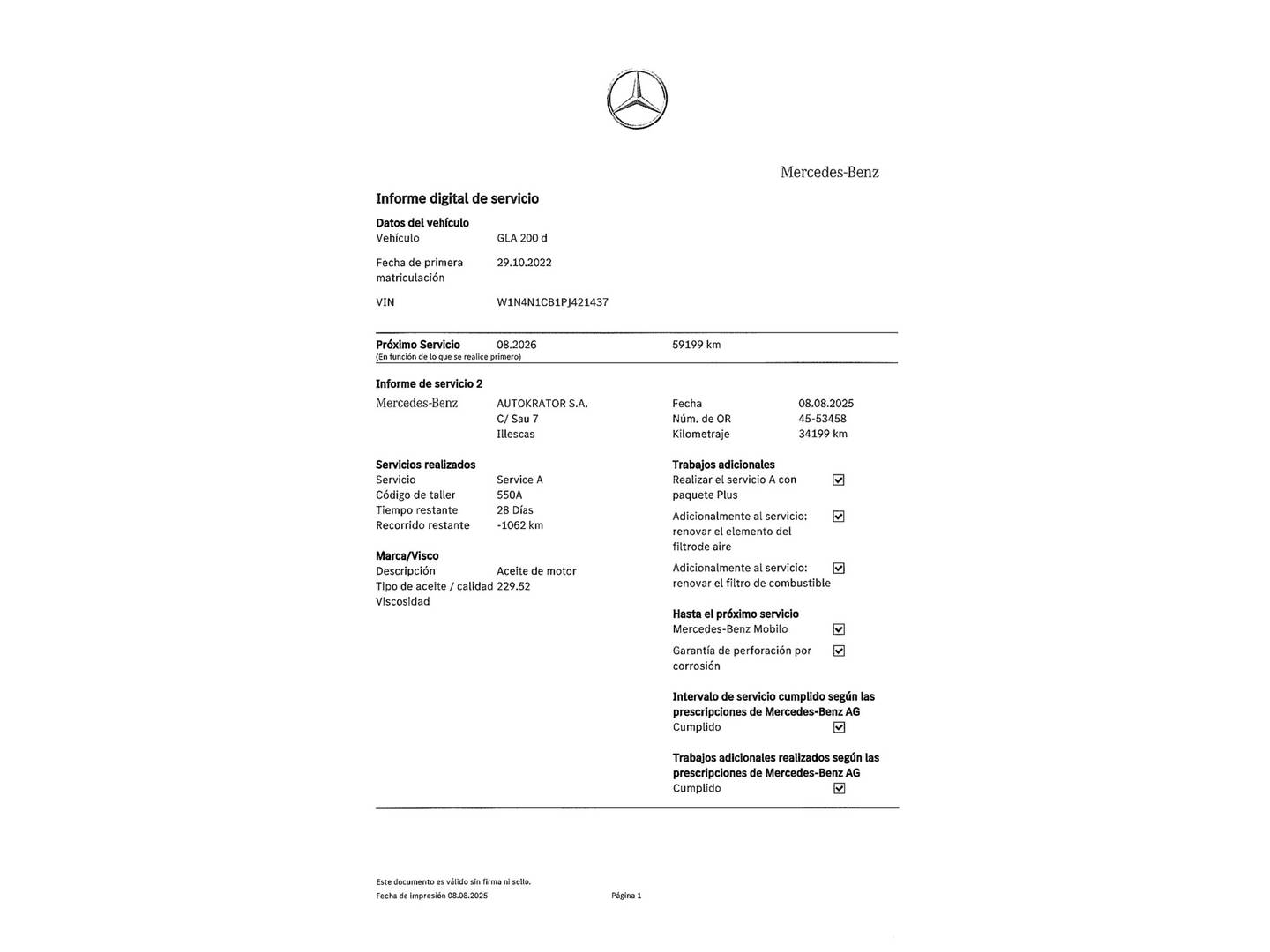 Foto Mercedes GLA Mercedes-Benz GLA 200 D (150 CV) Pack AMG