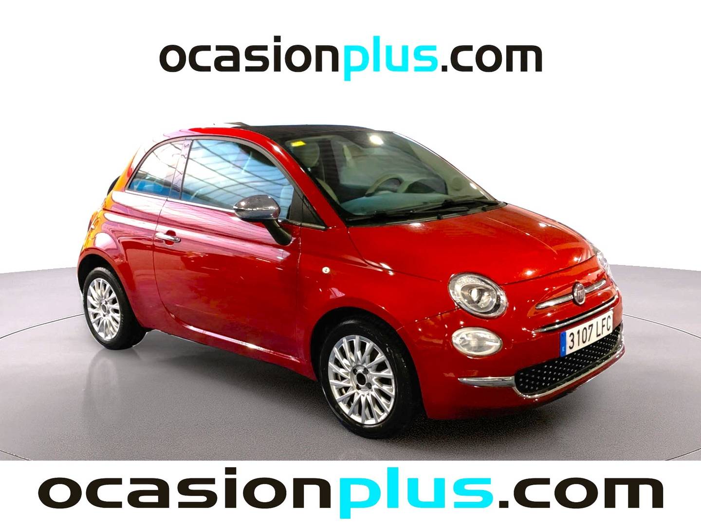 Foto delantera Fiat 500 Fiat 500 1.2 8v Lounge (69 CV) derecha