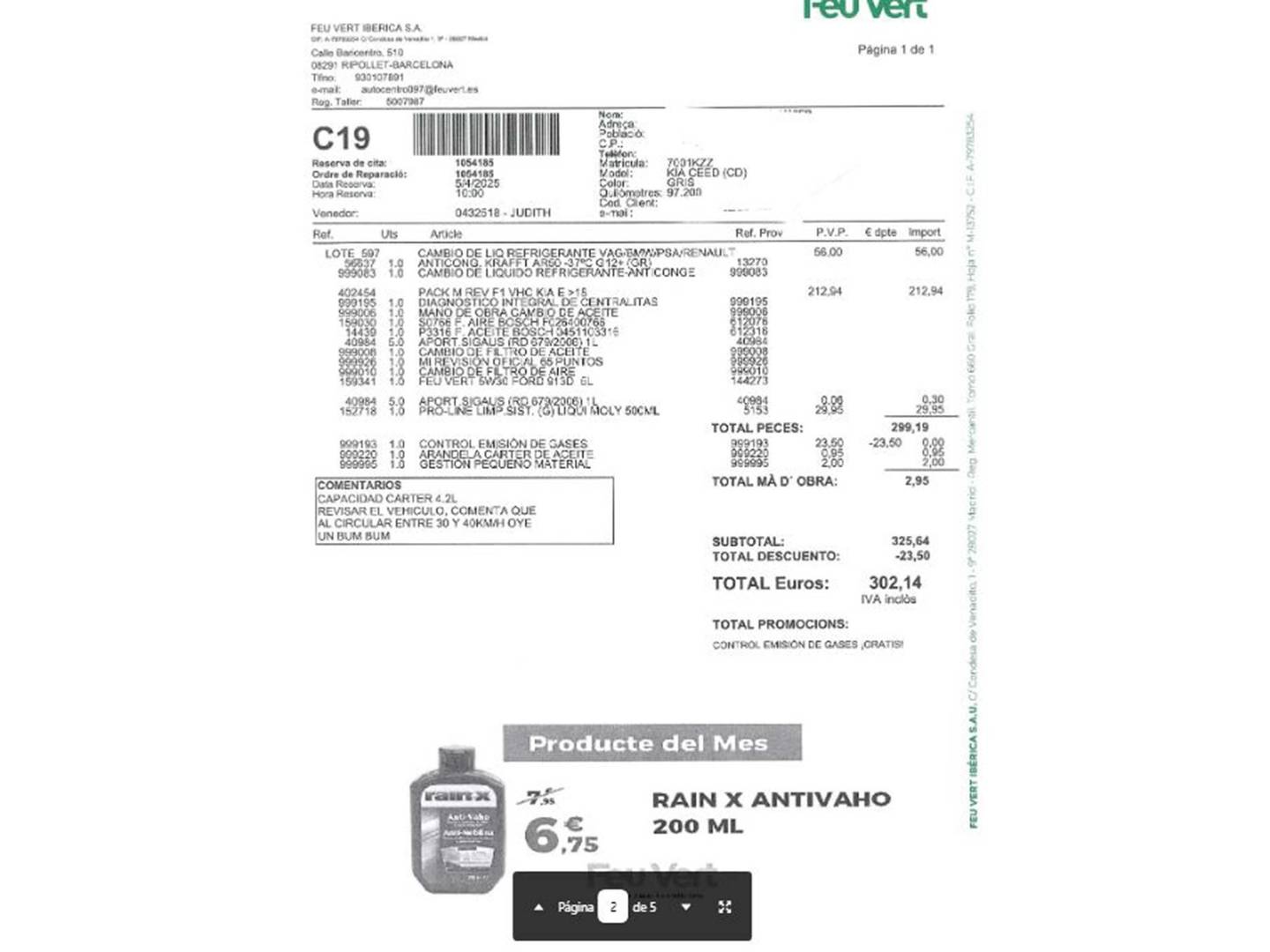 Foto KIA ProCeed Kia ProCeed 1.4 T-GDI GT Line  (140 CV)