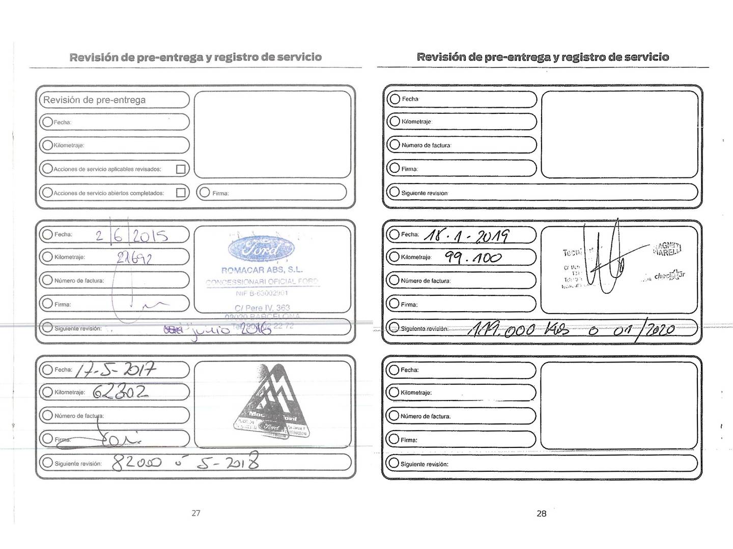 Foto del mantenimiento del Ford Kuga Ford Kuga 2.0 TDCI Titanium 4x4 Powershift (140 CV)