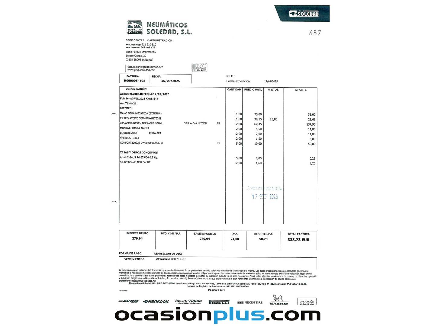 Foto del mantenimiento del Volkswagen Caddy Volkswagen Caddy 2.0 TDI (102 CV)