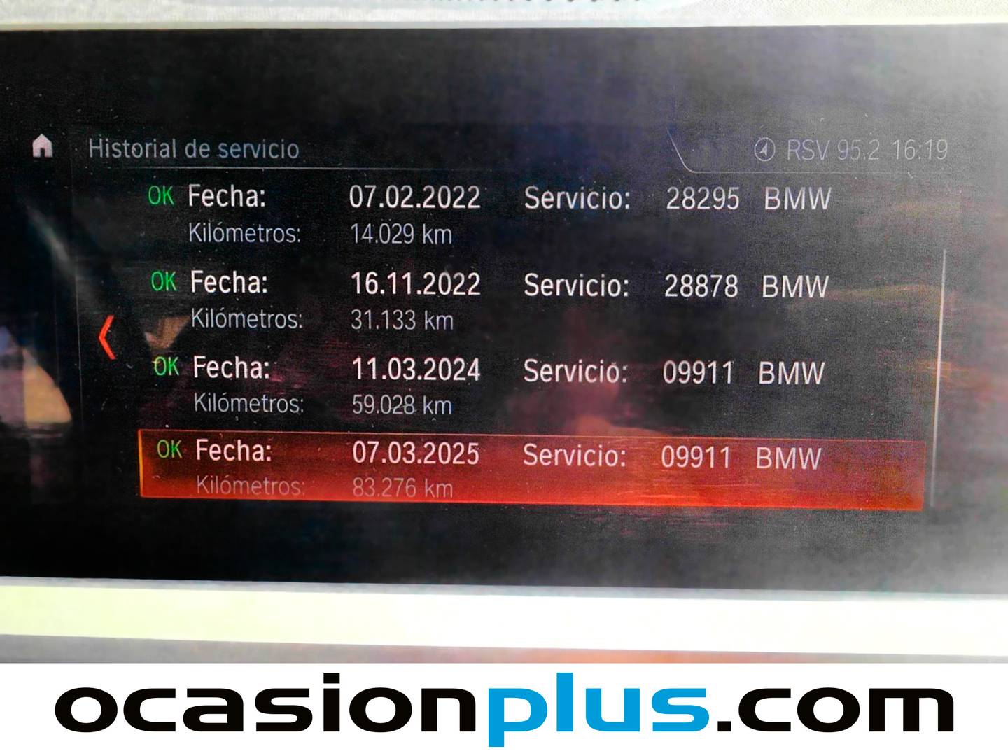 Foto del mantenimiento del BMW Serie 3 BMW Serie 3 318d (150 CV) Pack M