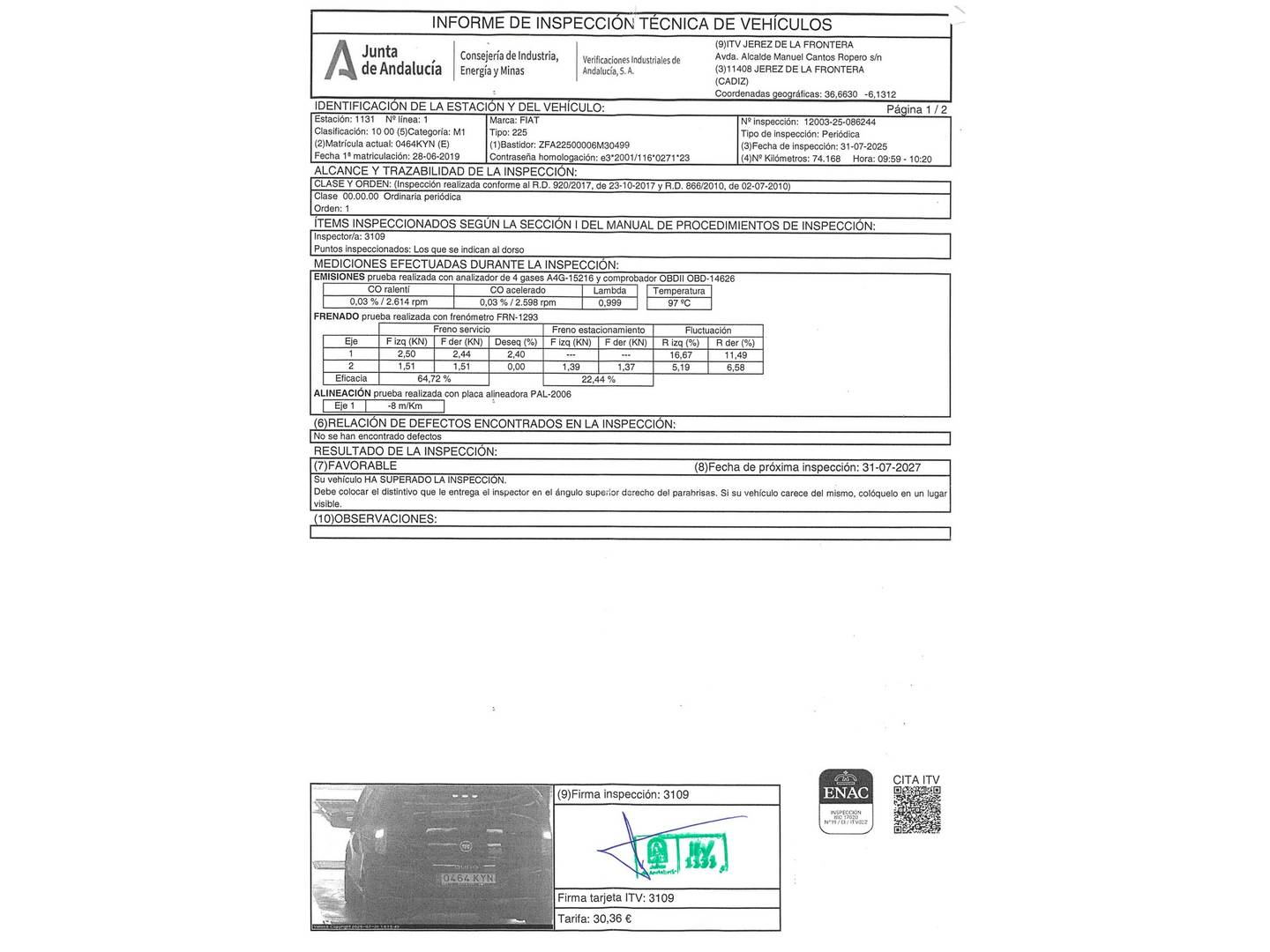 Foto Fiat Qubo Fiat Qubo 1.4 Lounge 57 kW (77 CV)