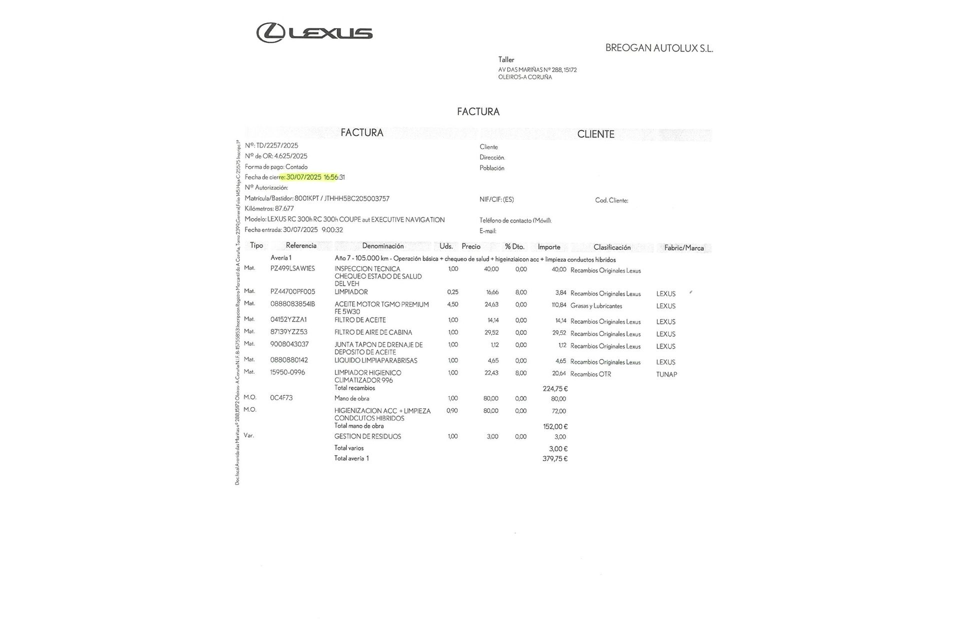 Lexus RC 300h Executive Navi Nedc - foto 27