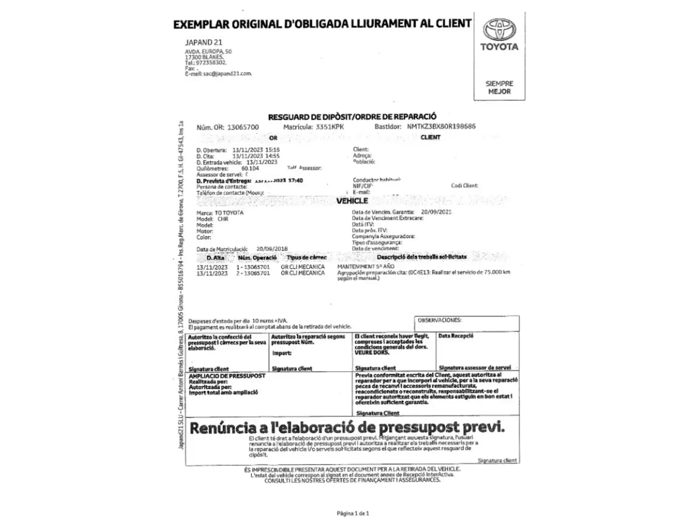 Foto Toyota C-HR Toyota C-HR 1.8 125H Style Plus (122 CV)