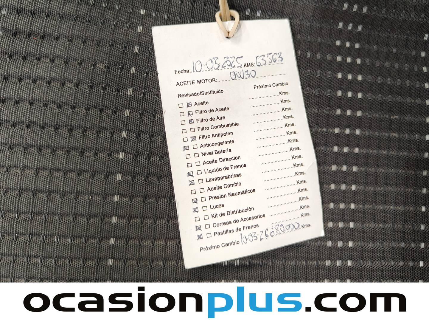 Foto del mantenimiento del Peugeot 2008 Peugeot 2008 PureTech 110 S&S Allure (110 CV)