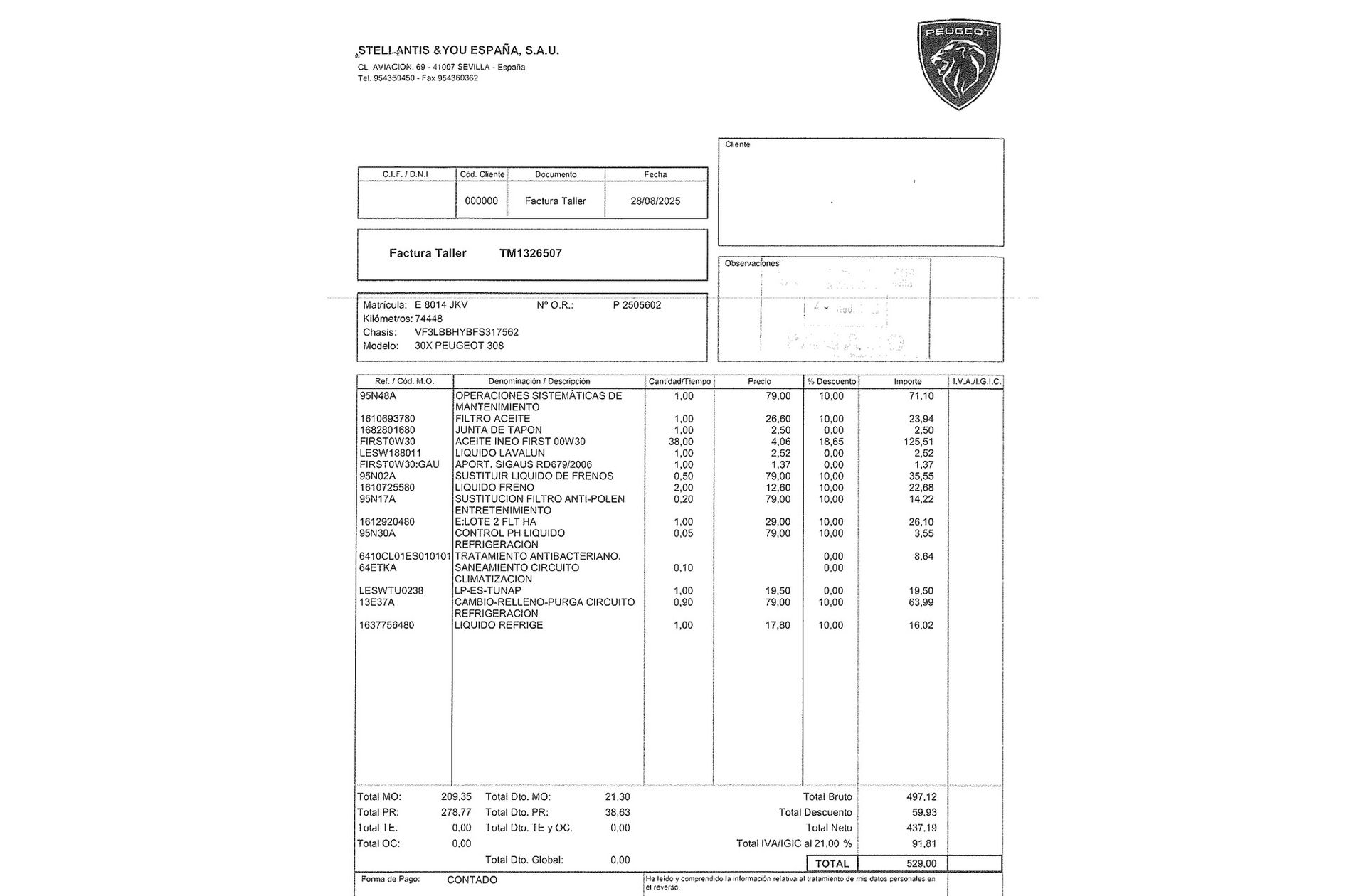 Peugeot 308 BlueHDi 100 Style - foto 20