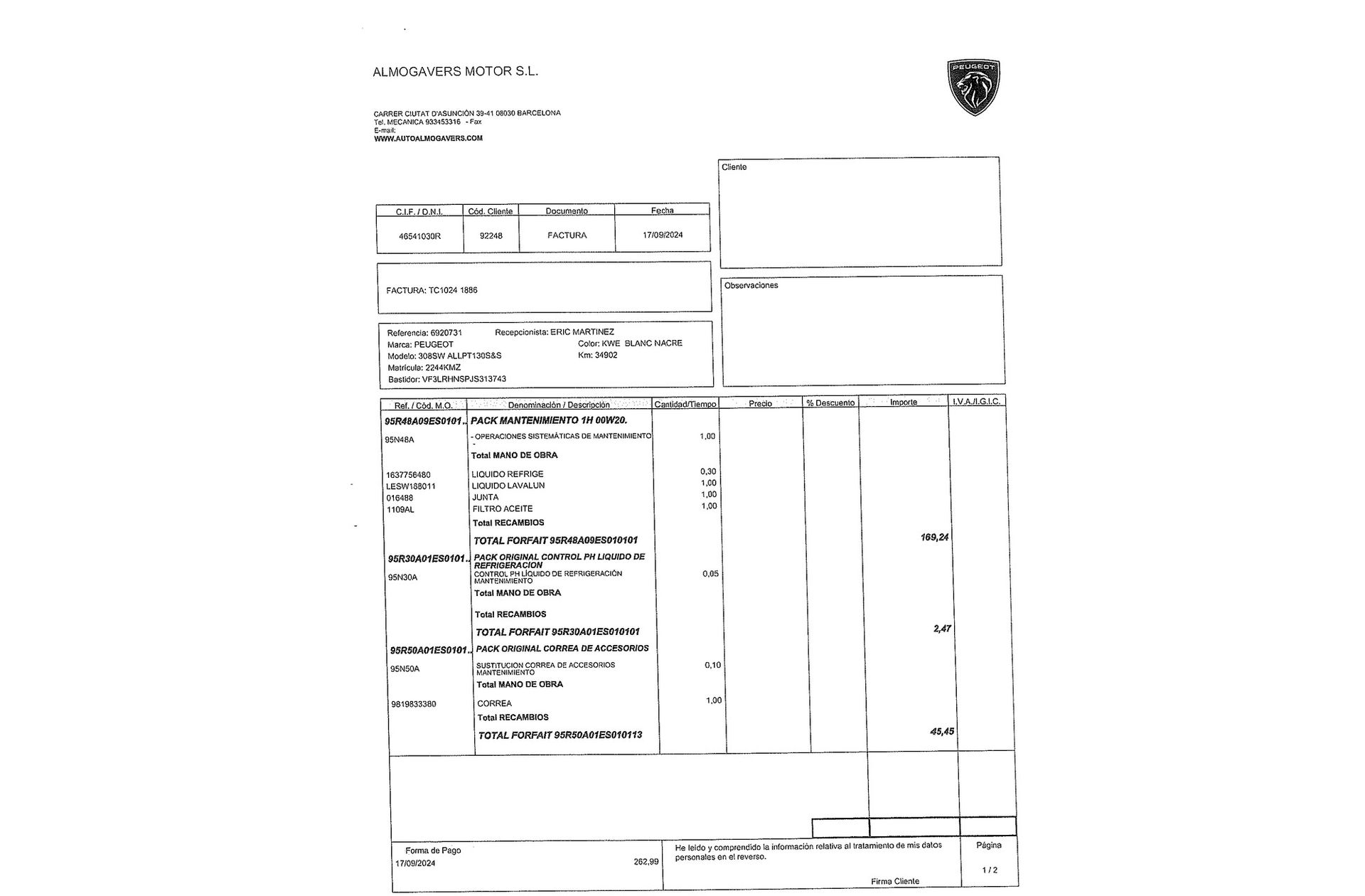 Peugeot 308 SW 1.2 PureTech Allure - foto 25