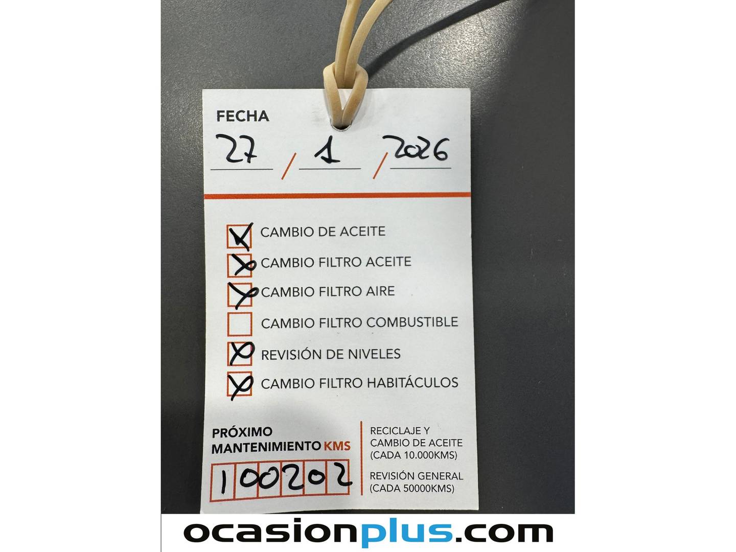Foto del mantenimiento del Citroën C4 Picasso Citroën C4 Picasso PureTech 130 S&S Live Edition (130 CV)